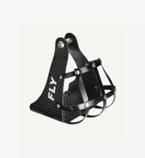Carbon FLY Biothane Cage Stirrups Pair (2)