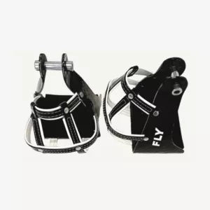 Carbon FLY Biothane Cage Stirrups Pair