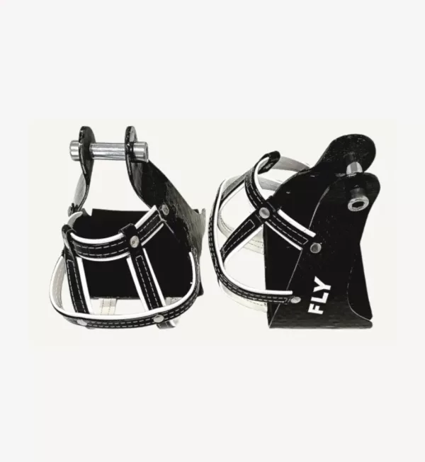 Carbon FLY Biothane Cage Stirrups Pair